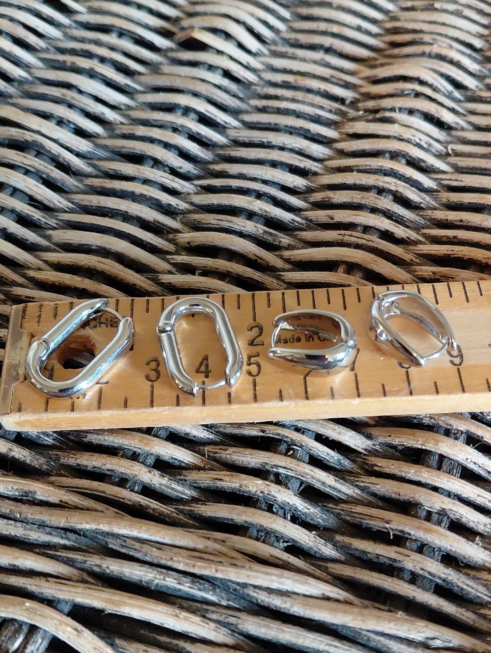 Silver Minimalist Hinged Hoop Earrings